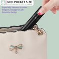 thumbnail image 2 of Perfume Atomizer Bottle(5ML), Refillable Portable Mini Perfume Atomizer for Travel, Leakproof Pump Perfume Spray Bottle Atomizer for Man and Woman, Black, 2 of 5