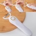 thumbnail image 6 of Electric Fruit Peeler, Handheld Julienne Peeler USB Rechargeable Multifunctional Electric Vegetables Peeler Potato Peeler with 3 Cutter Heads for Home, 6 of 9