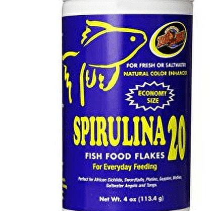 UPC: 0097612260045 | Zoo Med Spirulina 20 Flake Fish Food 4 oz