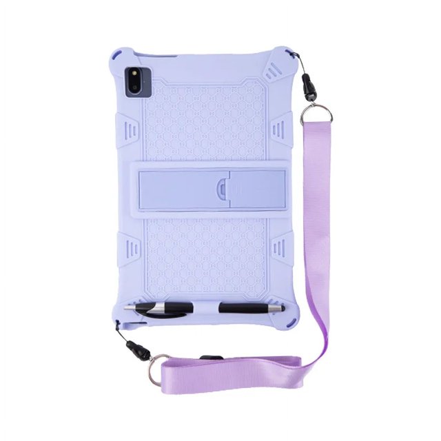 Soft Silicon Kids Case For Teclast T50 T40 5G M40 Pro M40SE 10.4 Inch Tablet Cover Case For Teclast T40 Plus Stand Protect Shell purple-Belt Teclast T40 pro