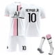 thumbnail image 2 of 22/23 Adultos Niños Fútbol Kits completos Trajes de entrenamiento de fútbol Ropa deportiva 21/22 22/23-21 22 Kit de visitante Neymar 10-Niños 16 (90-100 CM) Computadora Computadora Computadora portátil, 2 of 3
