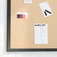 thumbnail image 4 of Merrick Lane 24x36 Cork Display Board with Wooden Frame and Push Pins in Black, 4 of 12