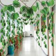 thumbnail image 4 of Kit de decoración tropical con hojas de jungla Preboun de 6 m, 4 of 7