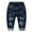 Blue-1979, variant on KIDSCOOL SPACE Toddler Ripped Casual Elastic Distressed Denim Jean 12 Months