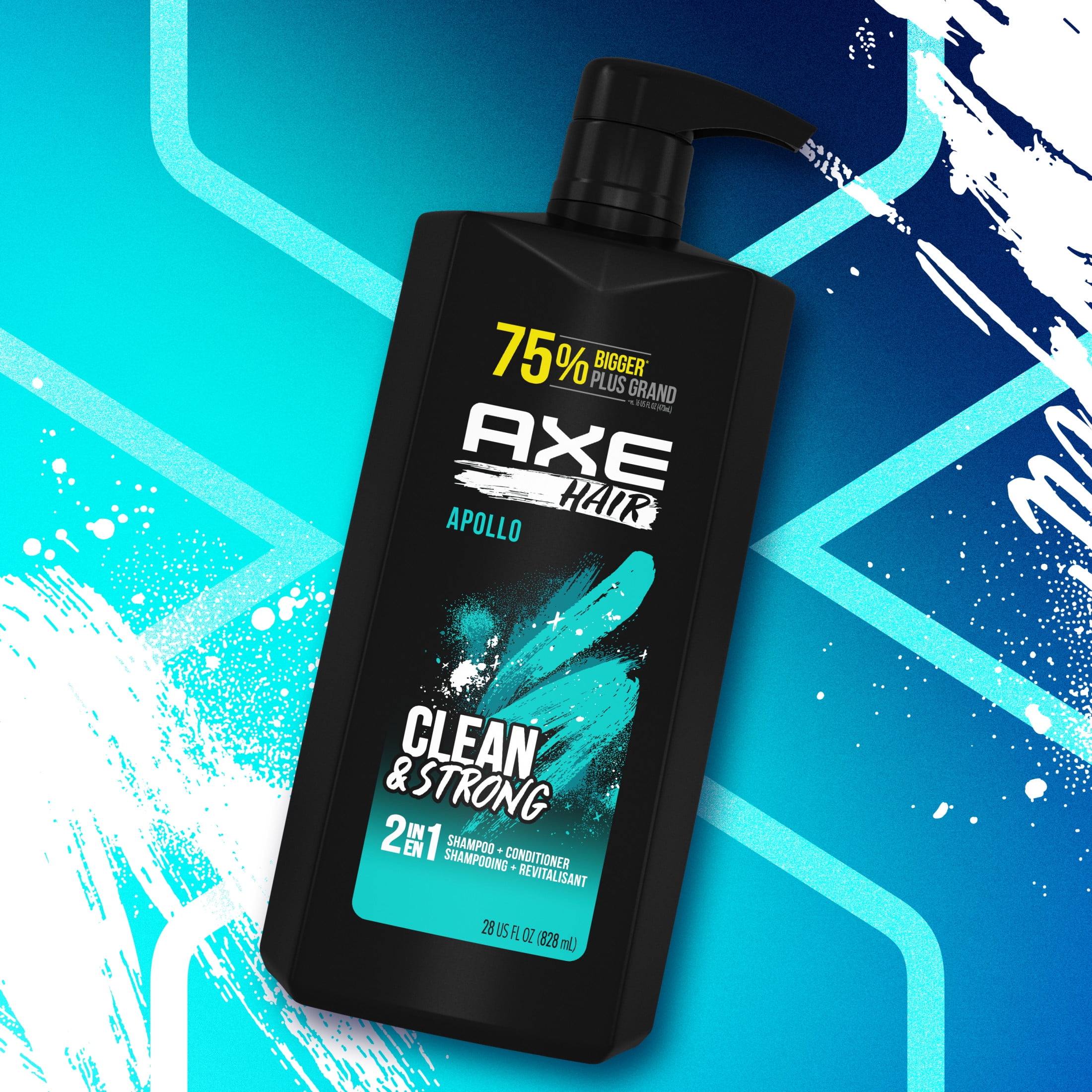 Axe Apollo Moisturizing 2-in-1 Shampoo and Conditioner, Sage and