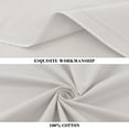 thumbnail image 5 of PiccoCasa Soft Egyptian Cotton Body Pillow Case Zippered Long Pillow Cover 1 Pc King Silver Gray 20" x 60", 5 of 7