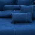thumbnail image 3 of Karin Maki Denim Comforter Only, 316 GSM Denim Bedding (Full, Solid Blue), 3 of 6