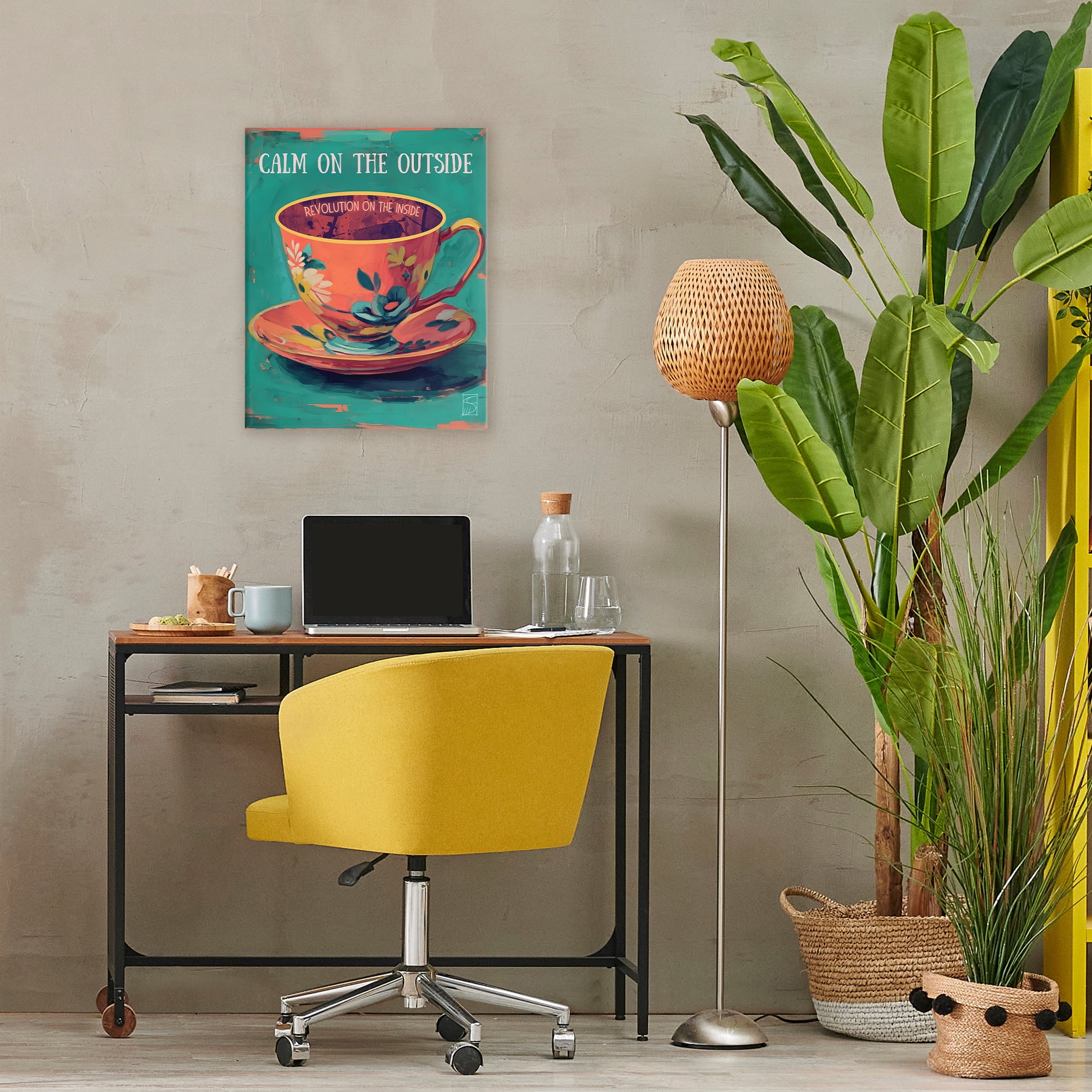 Stupell Industries Revolution On The Inside Canvas Wall Art, design by Sara Culpepper