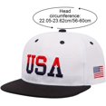 thumbnail image 3 of USA Embroidered Baseball Cap Unisex Hip Hop Hats Vintage Adjustable Snapback Hat Trucker Cap Sun Hat for Men Women, 3 of 7