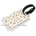 thumbnail image 2 of Kdxio Labrador Retriever Dog Luggage Tags Privacy Cover ID Label Suitcase Tags Identifiers For School Bags,Suitcases, 2 of 7