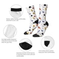 thumbnail image 4 of Balery Rocket Planets Calcetas Largas con Estampado para Hombre y Mujer – Suaves y Transpirables, Talla Única (US 5-11), 4 of 6