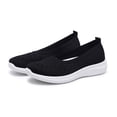 thumbnail image 4 of Willtoo Orthopedic Womens Knitted Flat Walking Shoes Comfortable Slip On Mesh Lightweight Sneakers Casual Soft Gym Non Slip Loafers, 4 of 5