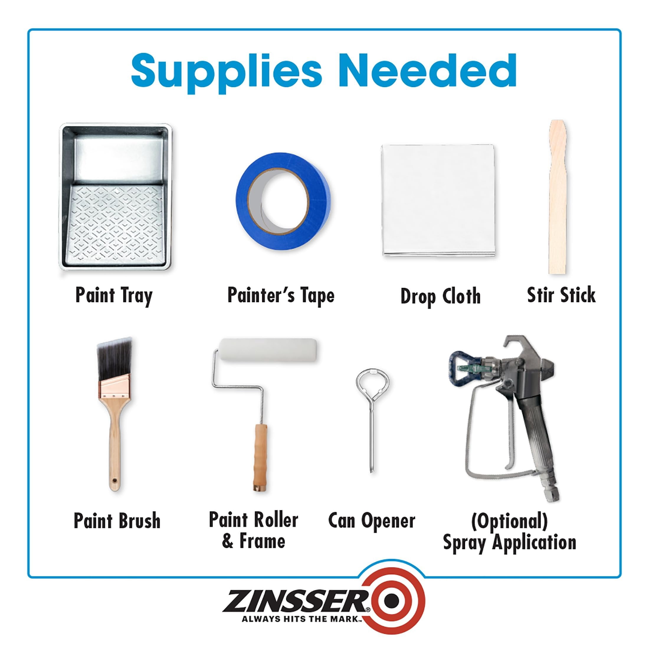 Zinsser 2001-2PK Bulls Eye 1-2-3 Water-Base Primer, Gallon, White, 2 Pack