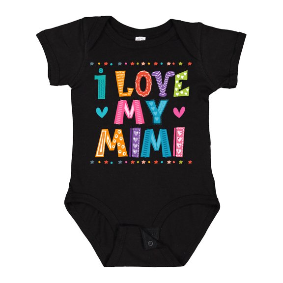Inktastic I Love My Mimi for Babies Boys or Girls Baby Bodysuit