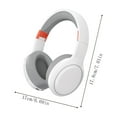 thumbnail image 3 of Intelligent Noise Reduction Over Ear Wireless Bluetooth Headphones, HiFi Sound, 30H Battery Life, AUX Cable, Bluetooth 5.3, 40mm Moving Coil Unit, Foldable, Support Wired Wireless Modes, for Games, 3 of 8