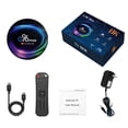 thumbnail image 1 of Caja de TV Control remoto infrarrojo HDMI-Compatible con HDMI Video HDD TF Tarjeta Reproductor de medios Internet inalámbrico Teclado Equipo superior 4 + 32 EE. UU. Inevent EL006017-02B, 1 of 7
