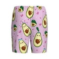 thumbnail image 2 of Lsque Different Avocados Mens Sleep Pajama Shorts,Short Pajama Pants, Cotton Ultra-Soft Knit-Medium, 2 of 9