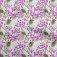 thumbnail image 1 of oneOone Velvet Fuschia Pink Fabric Florals Craft Projects Decor Fabric Printed By The Yard 58 Inch Wide, 1 of 4