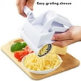 thumbnail image 2 of Rotary Cheese Grater with 3 Stainless Steel Drums, Handheld Kitchen Tool for Shredding and Slicing, 2 of 9