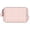 Pink, variant on Travel Toiletry Bag for Men, Small Makeup Cosmetic Bag with Double Zippers & Handle, Water Resistant Shaving Pouch Organizer Dopp Kit for Toiletries Accessories, Black