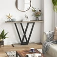thumbnail image 3 of Tribesigns Console Table, Industrial Hallway Table for Entryway, 43 Inch Entryway Tables Narrow Sofa Table for Living Room, Stable Metal Frame & Easy Assemble,Grey, 3 of 8