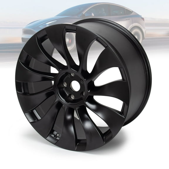 21" Wheel Rim Rear 21x10.5-inch 5-Lug Black, for 2020-24 Model Y, 118822700B Replacement Rims