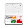 thumbnail image 3 of Portable Mini Pill Box Timed Reminders 6 Compartments Pill Organizer Electronic Reminder Pill Box with Timer Five-Group Alarm, 3 of 5