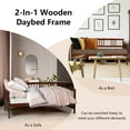 thumbnail image 6 of Giantex Wooden Twin Daybed, Cherry, 6 of 8