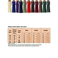 thumbnail image 6 of Fangasis Women Dress Solid Color Maxi Dresses Long Sleeve Ladies Sexy Slim Fit Party Apricot XS, 6 of 6