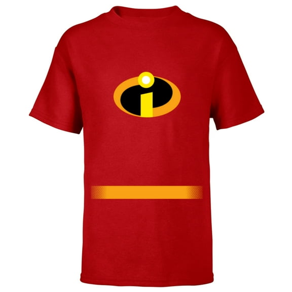 Disney and Pixar's The Incredibles Superhero Costume - Short Sleeve T-Shirt for Kids - Customized-Red