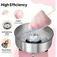 thumbnail image 2 of ROVSUN 15 Inch Cotton Candy Machine Commercial, Candy Floss Maker Electric Cotton Candy Maker w/Stainless Steel Bowl & Sugar Scoop for Home Party Carnival Birthday, 2 of 8