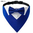 thumbnail image 2 of Pañuelo de boda para perro, Collar para perro con diseños de pajarita, Collar ajustable, pajarita Formal para perro Tux, 2 of 5