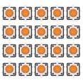 thumbnail image 2 of 20PCS Tactile Push Button Switch LED Micro Momentary Tactile Push Button Switch Assortment Kit For TV/Audio Equipment/Computers  12x12x7.3mm /0.47x0.47x0.29in, 2 of 8
