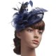 thumbnail image 4 of Sombrero Tocado de plumas para mujer TANGJMXG Tocado de novia para boda flores, 4 of 4