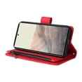 thumbnail image 2 of Case for Google Pixel 6 5G Cover Zipper Pocket Wallet Case Magnetic Protective - Red, 2 of 5