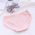 thumbnail image 3 of Bragas de ropa interior de cintura media para mujer, cómodas bragas de ropa interior triangular con parte inferior de algodón, 3 of 11