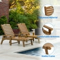 thumbnail image 6 of Dextrus 2 Pcs Outdoor Chaise Lounge Chairs with Adjustable Backrest, Heavy Duty Hips Resin Patio Lounger with Wide Armrest, 6 of 7
