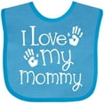 thumbnail image 3 of Inktastic I Love My Mommy Mothers Day Boys or Girls Baby Bib, 3 of 4