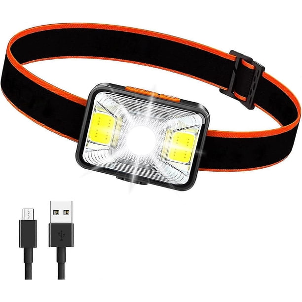 Usb Rechargeable Headlight With 5 Lighting Modes Ipx5 Waterproof Headlight