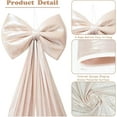 thumbnail image 3 of Guvpev Christmas Tree Topper Bow, 67x16 Inch Rose Gold Extra Large Room Decor Ribbon Bow for Wedding, Valentine's Day, Birthday Party Decor, Giant Xmas Decorations for Christmas Tree, Mantel, Wall, 3 of 14