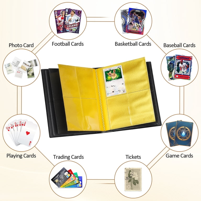 side loader card binder Vault X 12 Pocket Zip Trading 480 Cards Exo-Tec (Black) proof polypropylene material to ensure that your cards remain as good as new 9-pocket Trading Card Binder: 540