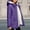Black, variant on Fleece Lined Hooded Jacket Windproof Outdoor Softshell Coat For Fall Winter Casual Warm ComfortPurpleS