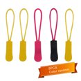 thumbnail image 1 of thinsony 5 Pieces Bright Color Zipper Extension Plastic PVC Sport Clothes Zipper Head Pulls Random Color, 1 of 8