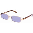thumbnail image 5 of Retro Rectangle  Sunglasses for Women Men Small 90s  Trendy Slim Narrow Rectangular Frame VL9684, 5 of 6