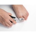 thumbnail image 5 of SHICEN Set de manicura profesional para mujeres Kit de cortaúñas 4 piezas de acero inoxidable cortador de uñas herramientas de cuidado kits de aseo profesional estuche de viaje de cuero PU (colorido), 5 of 5