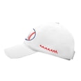 thumbnail image 5 of Only Moment White Mens Trucker Hat Cotton Men Women Washed Distressed Twill Cotton Baseball Cap Vintage Adjustable Dad Hat One Size, 5 of 5