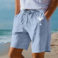 thumbnail image 3 of CHENge Mens Swim Trunks 2xl Big and Tall Lightweight Solid Color Quick Dry Surf Board Shorts with Pockets Upf 50+ Sun Protection Beach Wear, 3 of 5