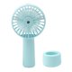 thumbnail image 4 of Ventilador nebulizador de mano Silencioso 2000 mAh 3 velocidades del viento 2 modos de pulverización 7 aspas de turbina Ventilador nebulizador personal USB para escritorio Azul, 4 of 10