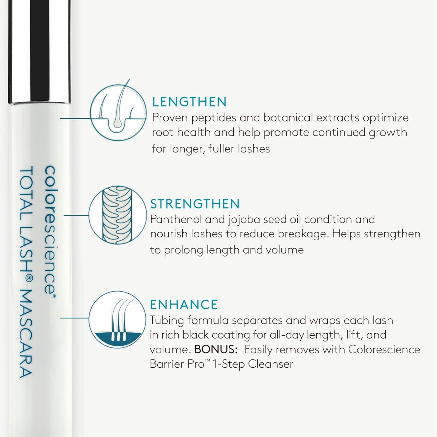 Colorescience Total Lash Serum Mascara - Black, 0.27 fl oz