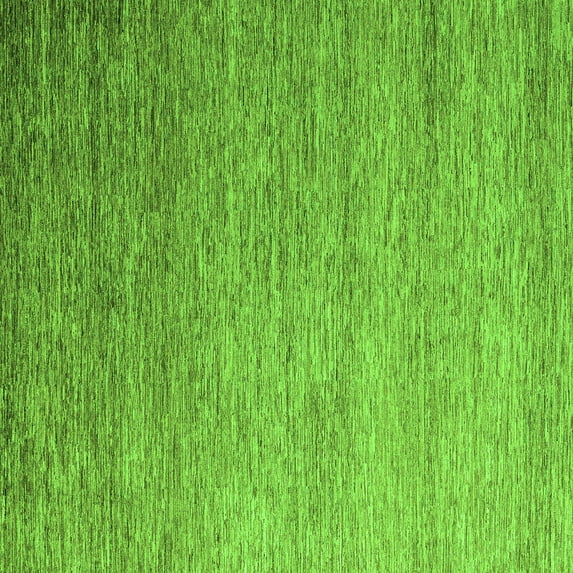 Ahgly Company Indoor Square Abstract Green Modern Area Rugs, 4' Square